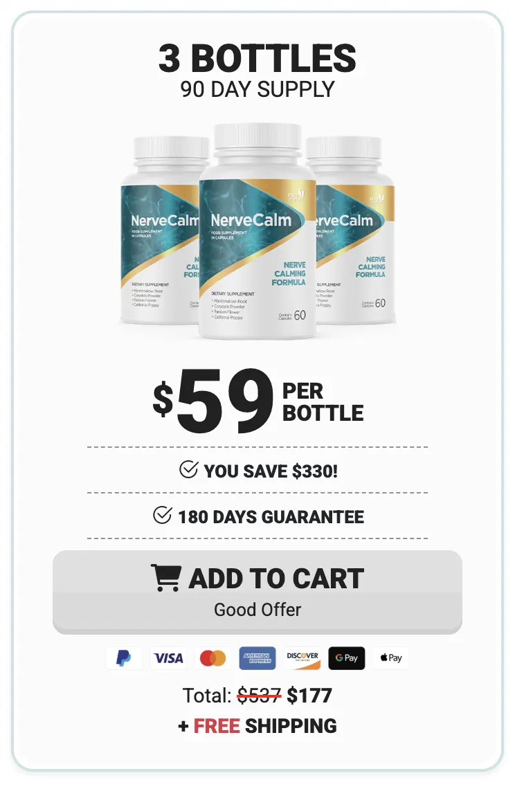 NerveCalm 3 Bottle Price